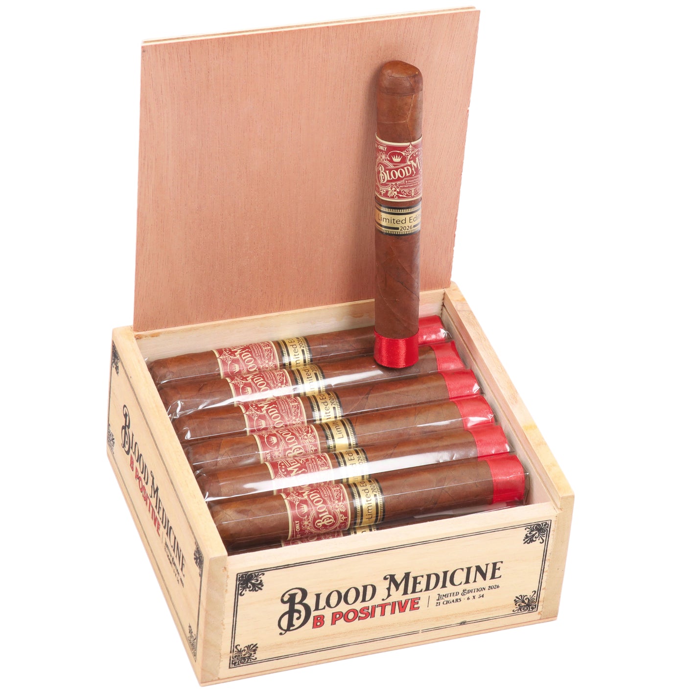 Crowned Heads Blood Medicine Limited Edition 2026 B Positive Toro 6" * 54