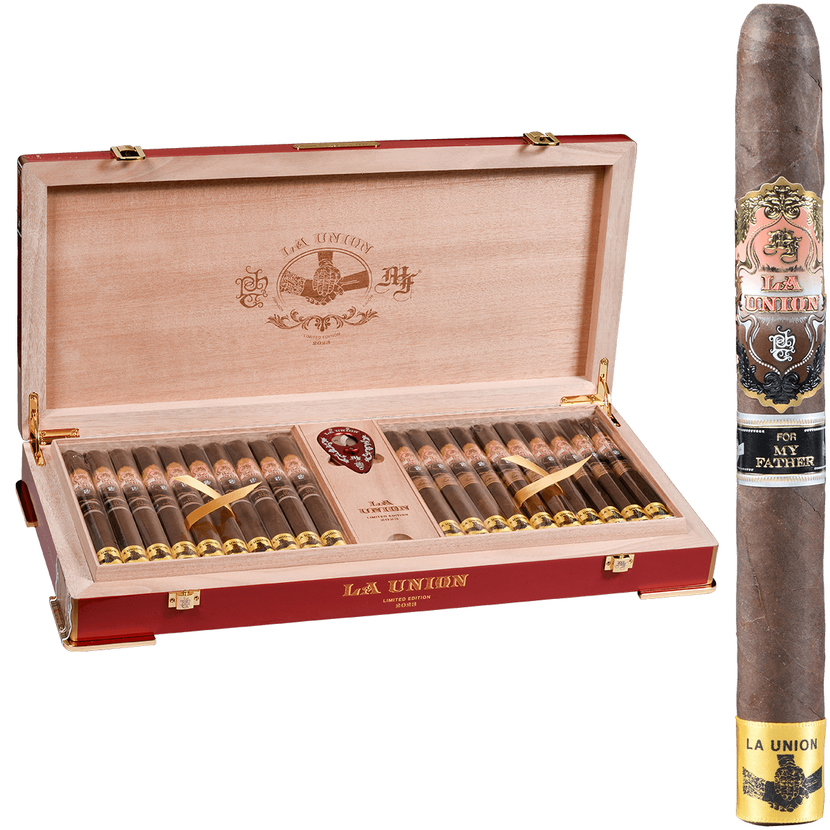 My Father And Tatuaje La Union Prominente Especial Red