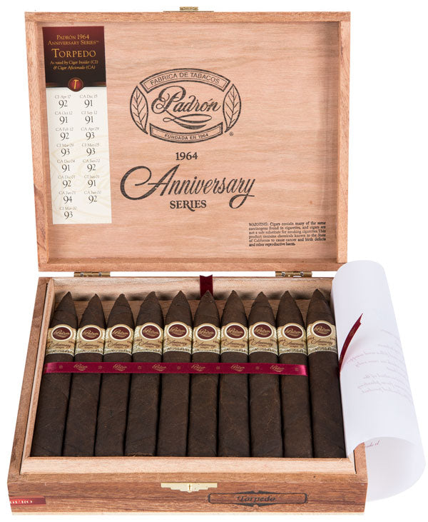Padron 1964 Anniversary Series Torpedo Natural | Buy Online